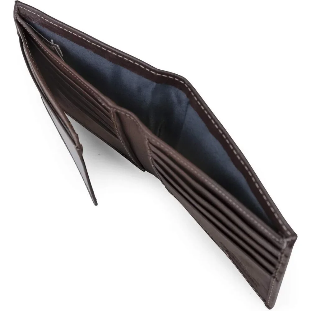Men's Beautiful Fashionable Genuine Leather Bifold Brown Wallet Designed